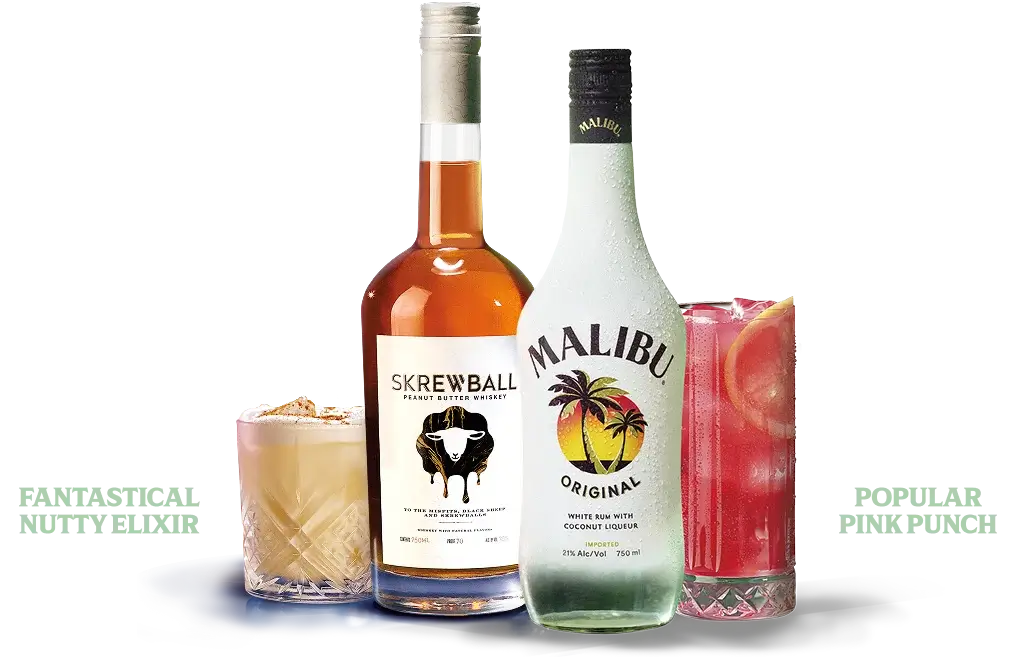 OZ´S GINGER AND LIME & MALIBU PUNCH